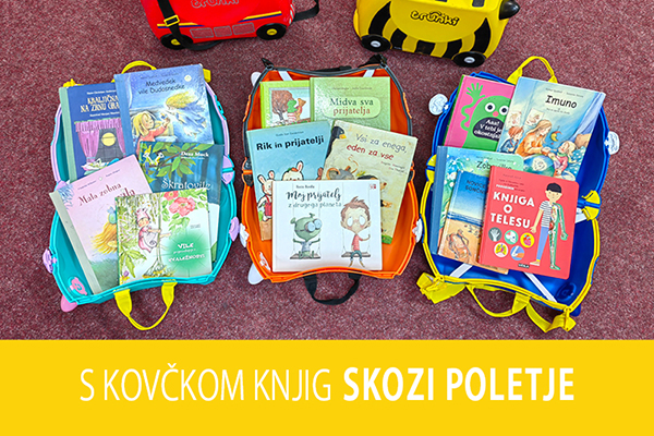 S kovčkom knjig skozi poletje