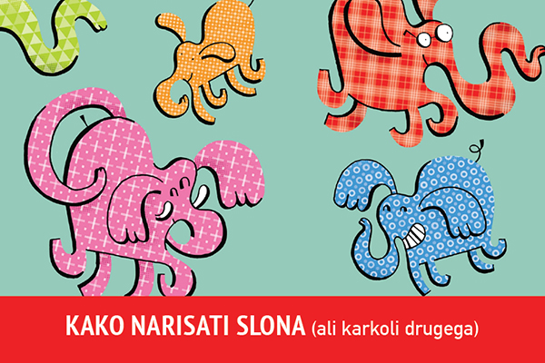 Ilustrator Ivan Mitrevski: Kako narisati slona (ali karkoli drugega), prireditev za otroke – Knjižnica Matije Čopa, Žirovnica