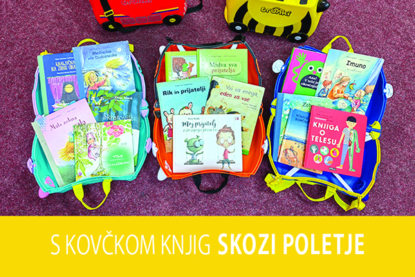 S kovčkom knjig skozi poletje