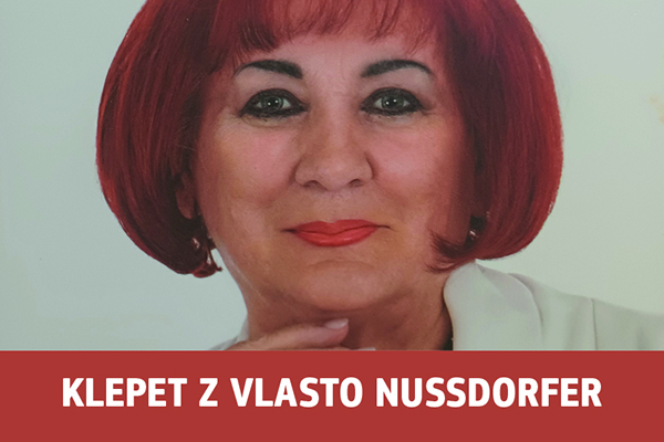 Klepet z Vlasto Nussdorfer – Občinska knjižnica Jesenice