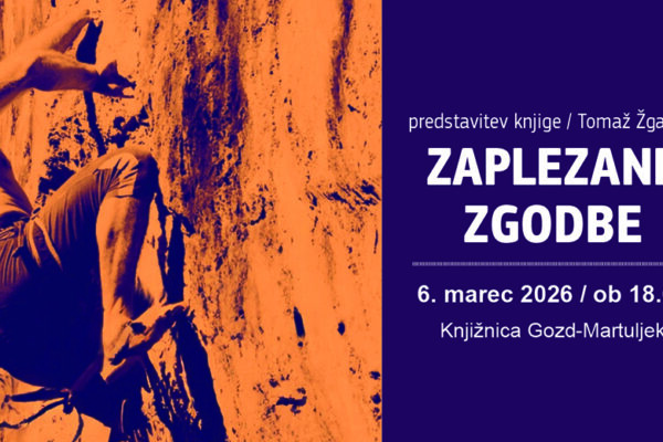 Predstavitev knjige Zaplezane zgodbe – Knjižnica Gozd Martuljek