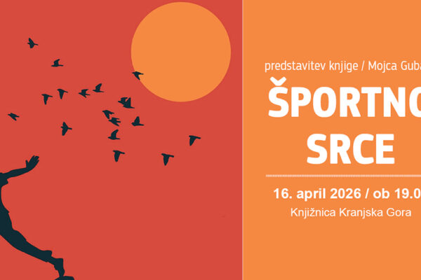 Predstavitev knjige Športno srce – Knjižnica Kranjska Gora