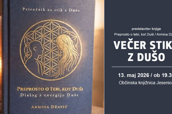 Večer stika z Dušo – Občinska knjižnica Jesenice