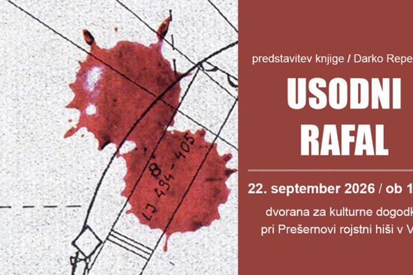 Predstavitev knjige Usodni rafal Darka Repenška – Knjižnica Matije Čopa Žirovnica